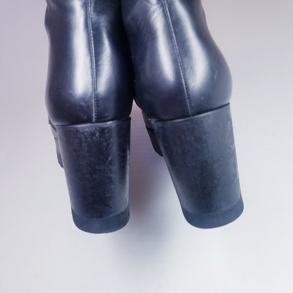 🌸 Thakoon | Moto Leather Platform Boots 41 - Picture 6 of 14